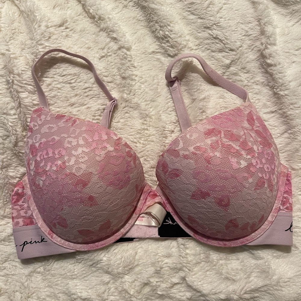 Brand:PINK, Size:34D, Color:pink